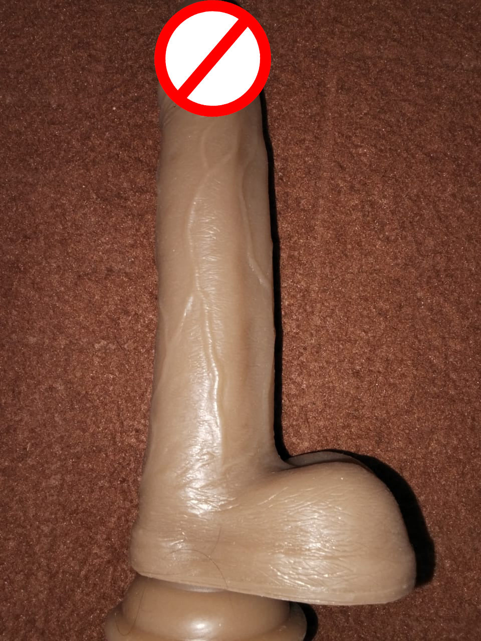🍆 9-Inch Realistic Dildo ✨ Lifelike Veins | 💦 Thick Silicone | 🧲 Strong Suction Cup | 🔥 Men & Women Pleasure