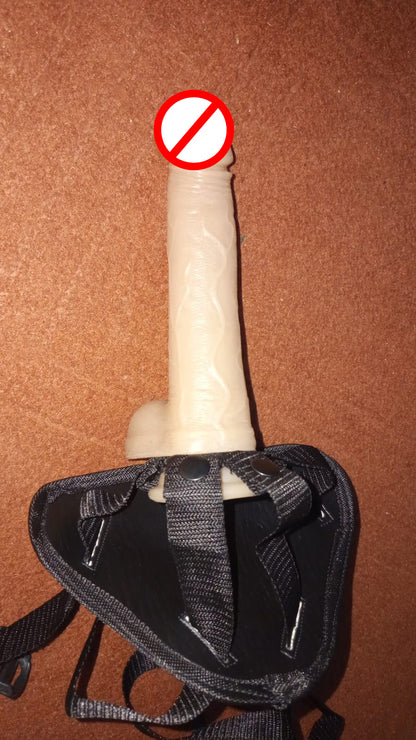 🍆 9-Inch Realistic Dildo ✨ Lifelike Veins | 💦 Thick Silicone | 🧲 Strong Suction Cup | 🔥 Men & Women Pleasure