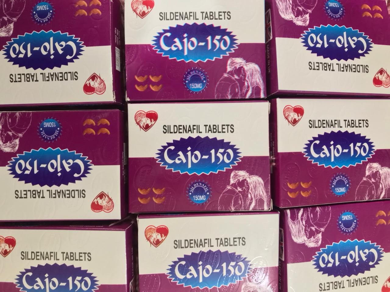 💊 Cajo-150 Sildenafil Tablets 🌿 150mg | Boost Stamina & Performance