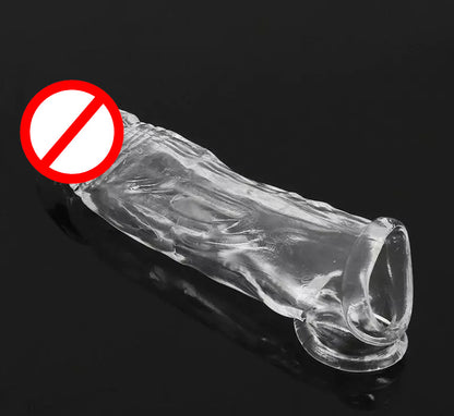 💎 Transparent Condom 🍆 Safe, Comfortable & Reusable | Soft Silicone